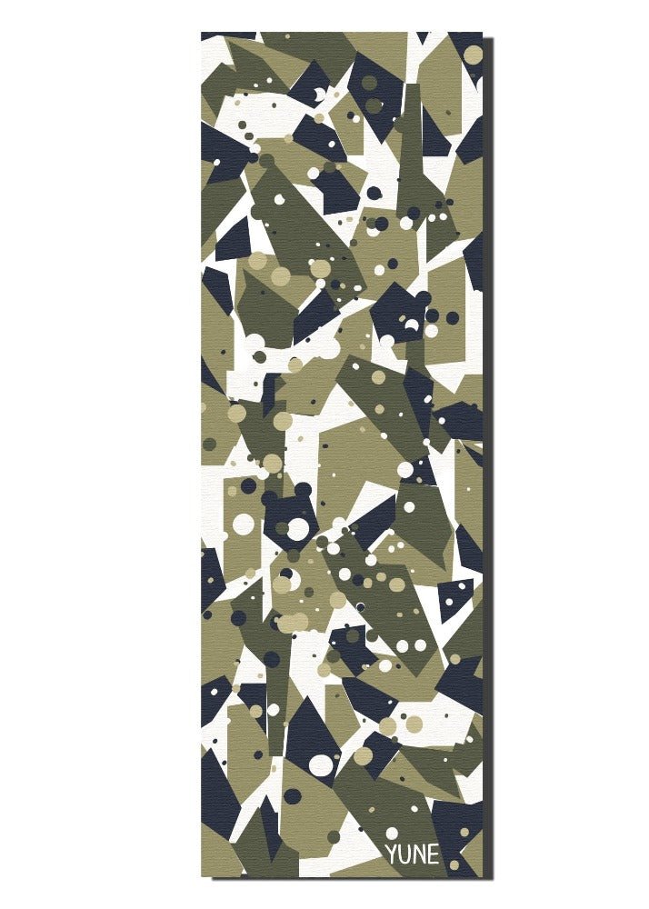 Yoga Mat | 6mm Thick | Green | Non - Slip | Eco Friendly | Yune Yoga | Granite Yune Yoga