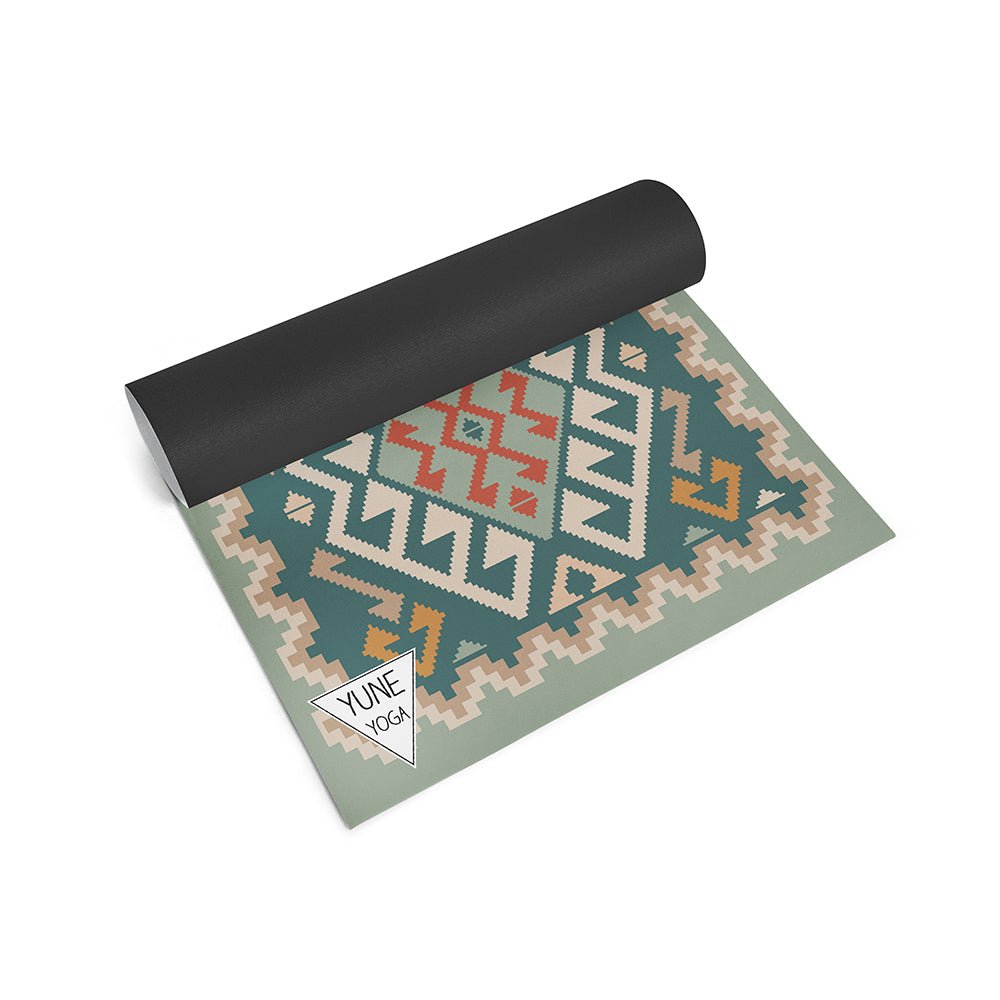 Yoga Mat | 6mm Thick | Green | Non - Slip | Eco Friendly | Yune Yoga | Moab Plains Yune Yoga