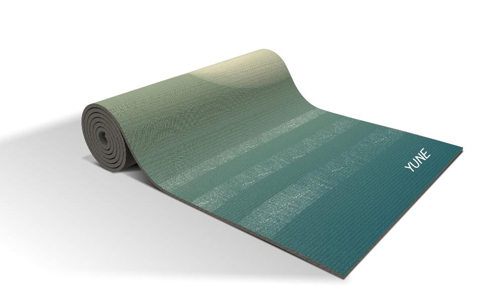 Yoga Mat | 6mm Thick | Green | Non - Slip | Eco Friendly | Yune Yoga | Nagasawa Yune Yoga
