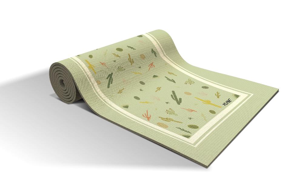 Yoga Mat | 6mm Thick | Green | Non - Slip | Eco Friendly | Yune Yoga | Regan Yune Yoga