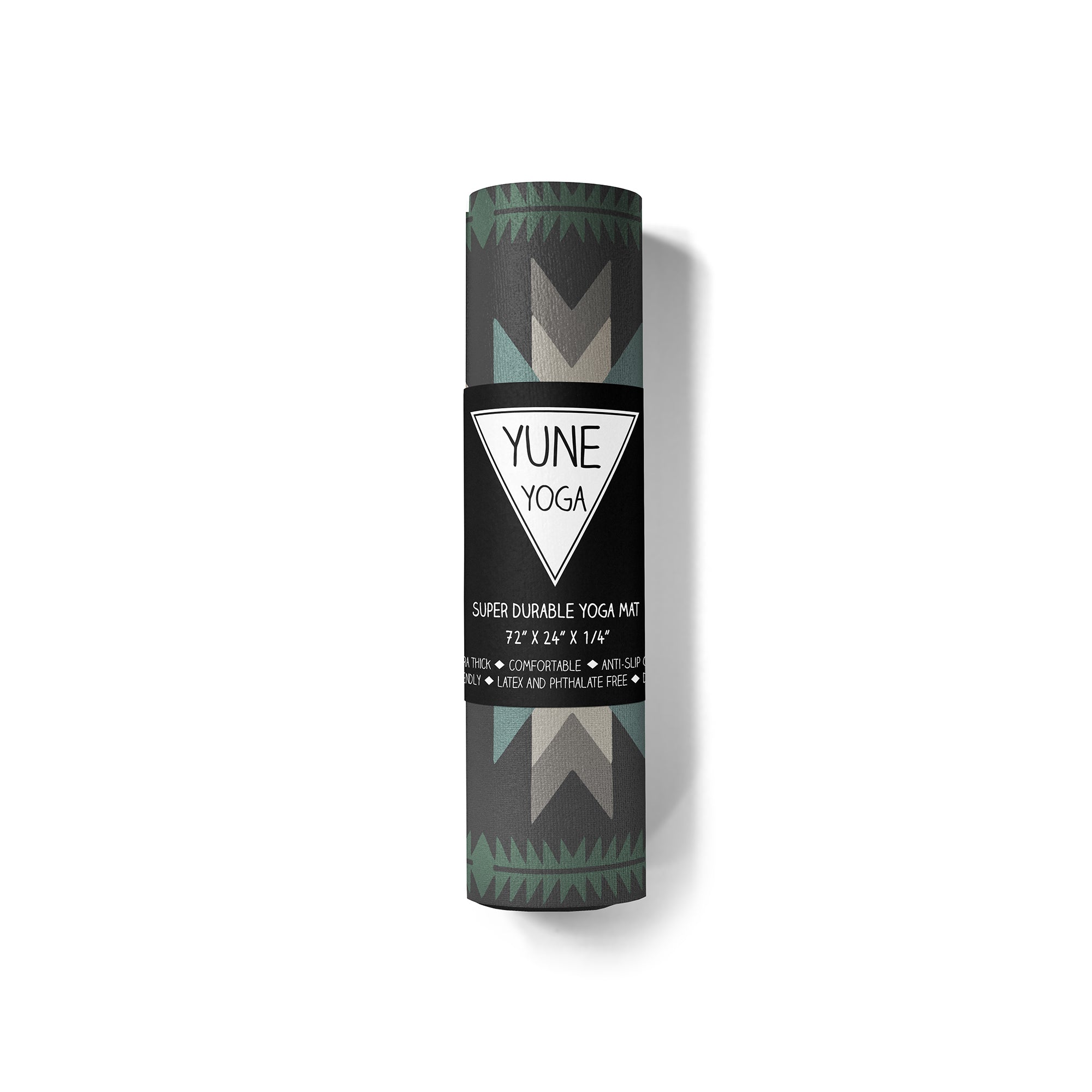 Yoga Mat | 6mm Thick | Green | Non - Slip | Eco Friendly | Yune Yoga | Teton Valley Yune Yoga