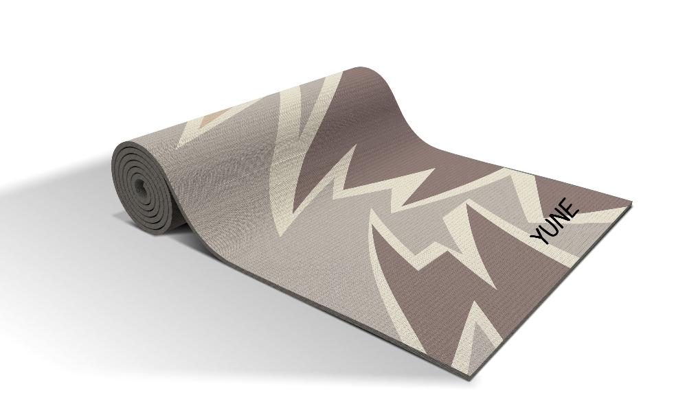 Yoga Mat | 6mm Thick | Grey | Non - Slip | Eco Friendly | Yune Yoga | Oshima Yune Yoga