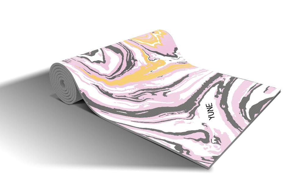 Yoga Mat | 6mm Thick | Marble | Non - Slip | Eco Friendly | Yune Yoga | Cassiopeia Yune Yoga
