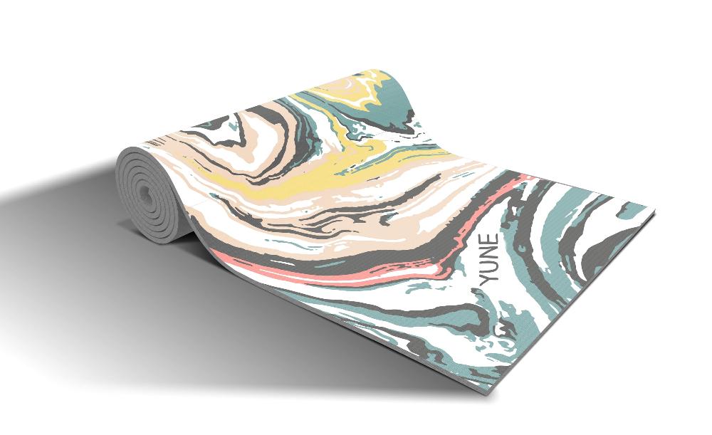 Yoga Mat | 6mm Thick | Marble | Non - Slip | Eco Friendly | Yune Yoga | Taurus Yune Yoga
