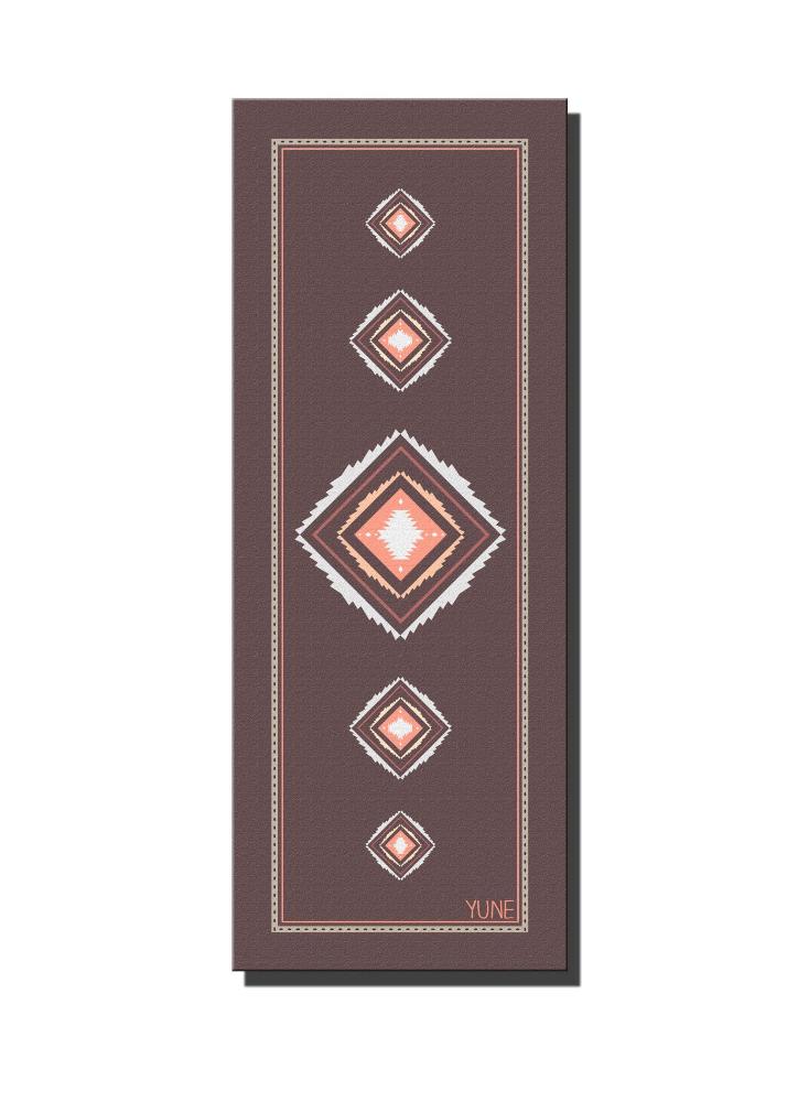 Yoga Mat | 6mm Thick | Maroon | Non - Slip | Eco Friendly | Yune Yoga | Betty Yune Yoga