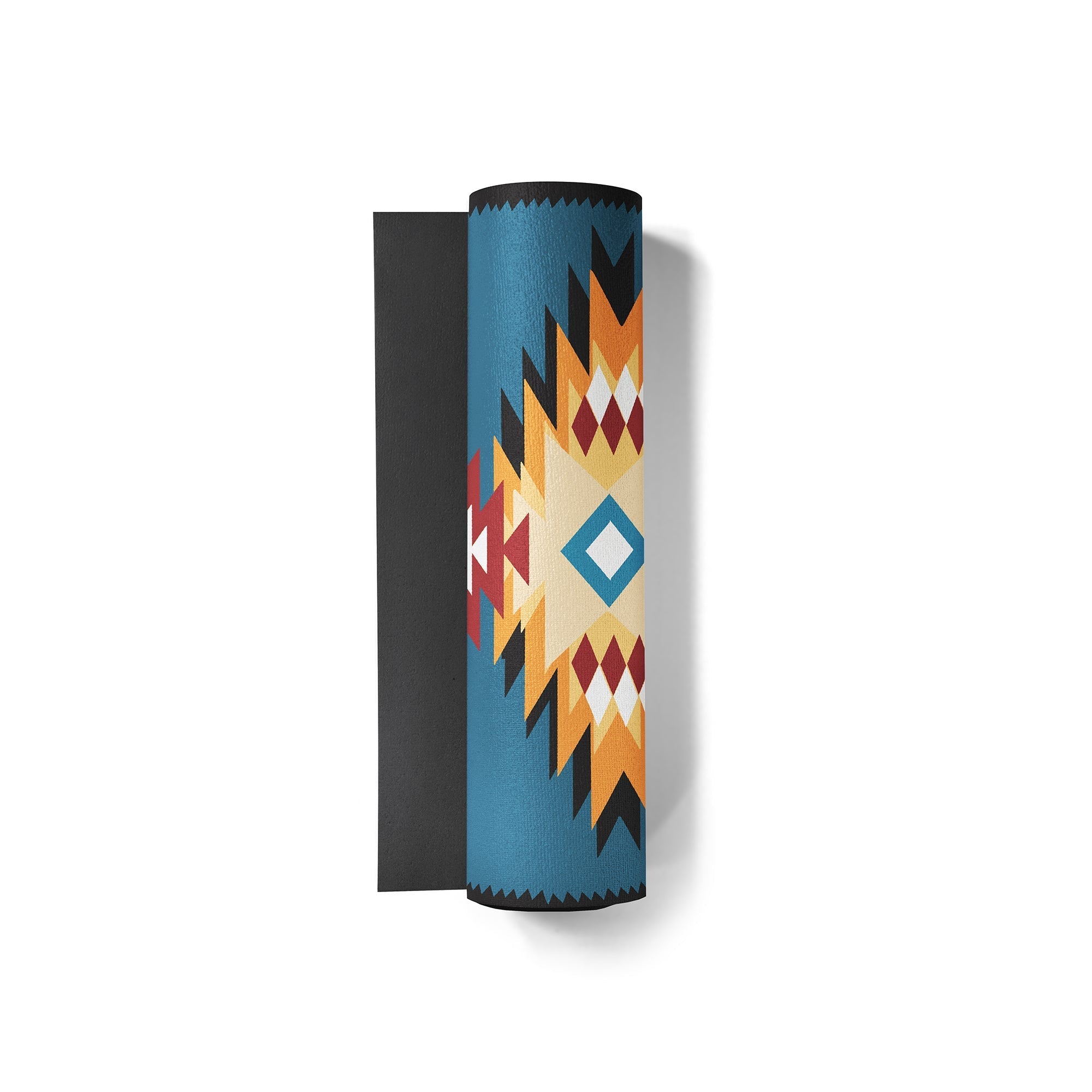 Yoga Mat | 6mm Thick | Multi Color Striped | Non - Slip | Eco Friendly | Yune Yoga | Snake River Yune Yoga