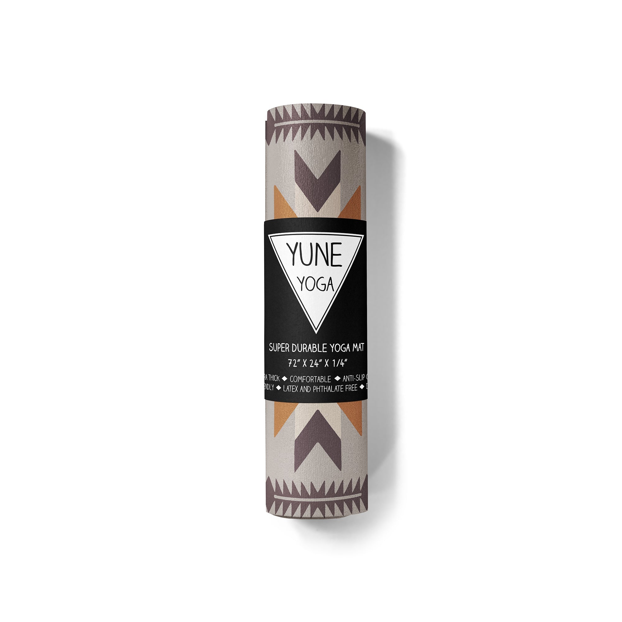 Yoga Mat | 6mm Thick | Multi Color Striped | Non - Slip | Eco Friendly | Yune Yoga | Teton Canyon Yune Yoga