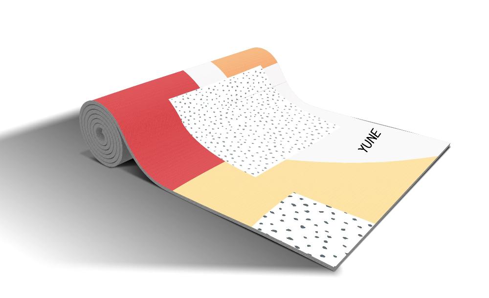 Yoga Mat | 6mm Thick | Multicolor | Non - Slip | Eco Friendly | Yune Yoga | Cancer Yune Yoga