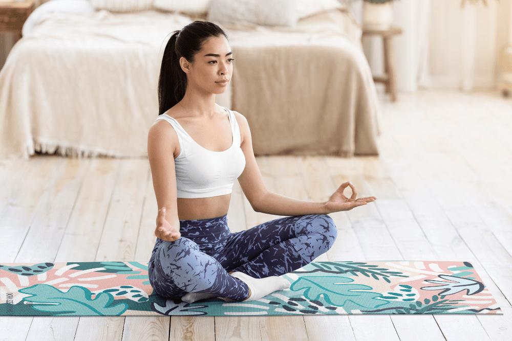 Yoga Mat | 6mm Thick | Multicolor| Non - Slip | Eco Friendly | Yune Yoga | Jungle Yune Yoga