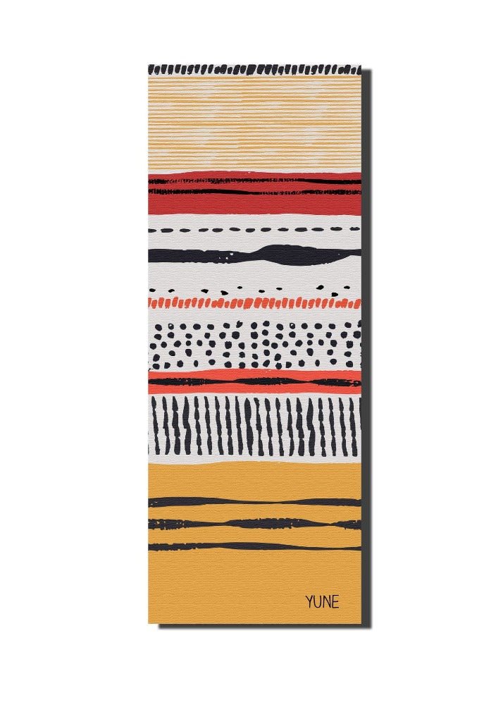 Yoga Mat | 6mm Thick | Orange | Non - Slip | Eco Friendly | Yune Yoga | Leo Yune Yoga