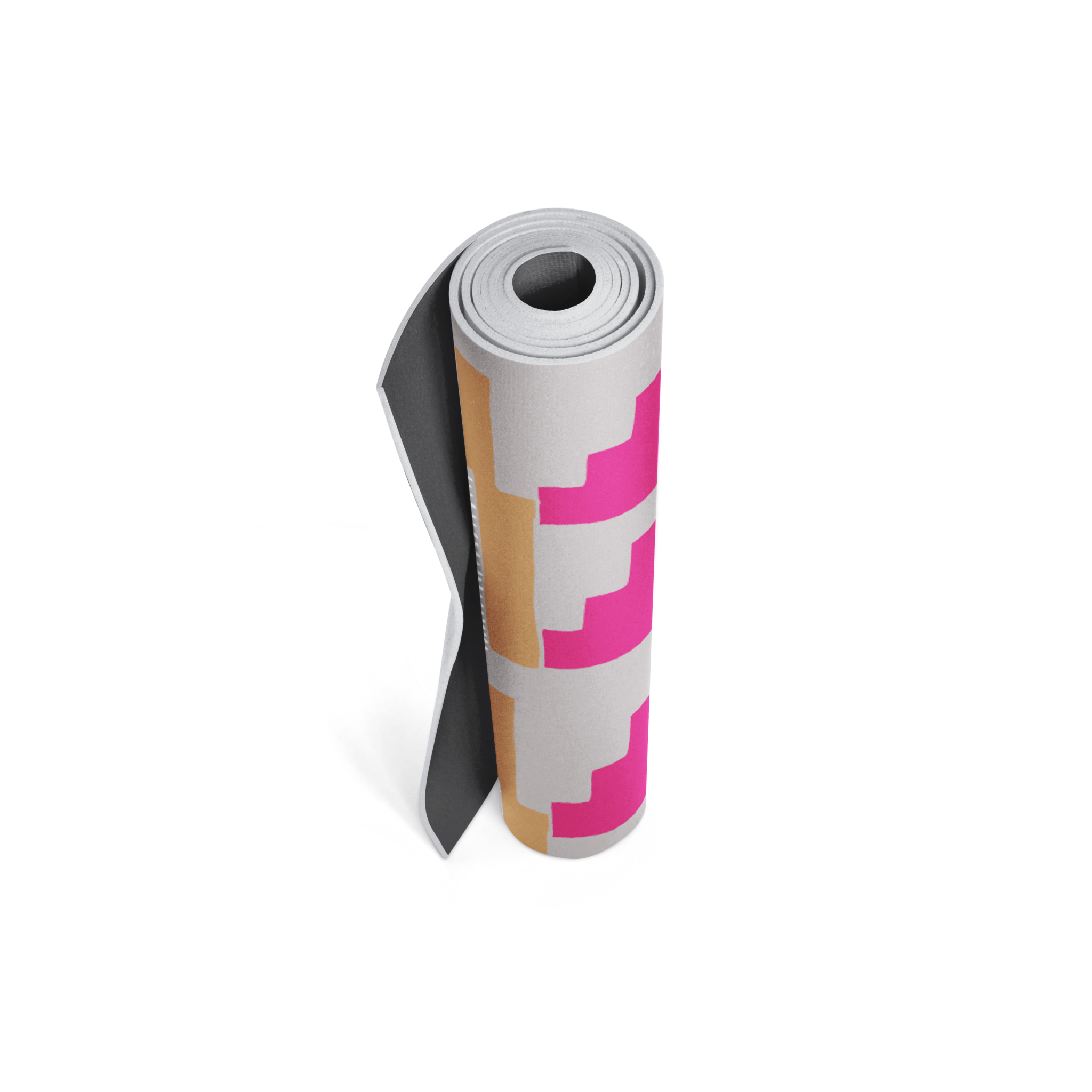 Yoga Mat | 6mm Thick | Pink| Non - Slip | Eco Friendly | Yune Yoga | Leah Duncan Geo Yune Yoga