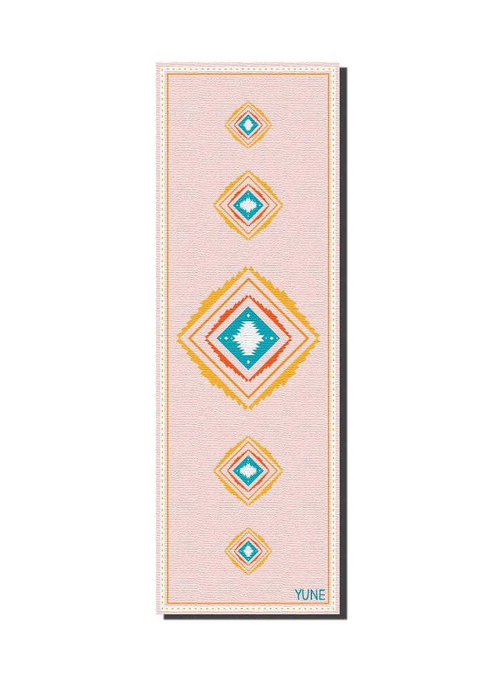 Yoga Mat | 6mm Thick | Pink | Non - Slip | Eco Friendly | Yune Yoga | Stella Yune Yoga