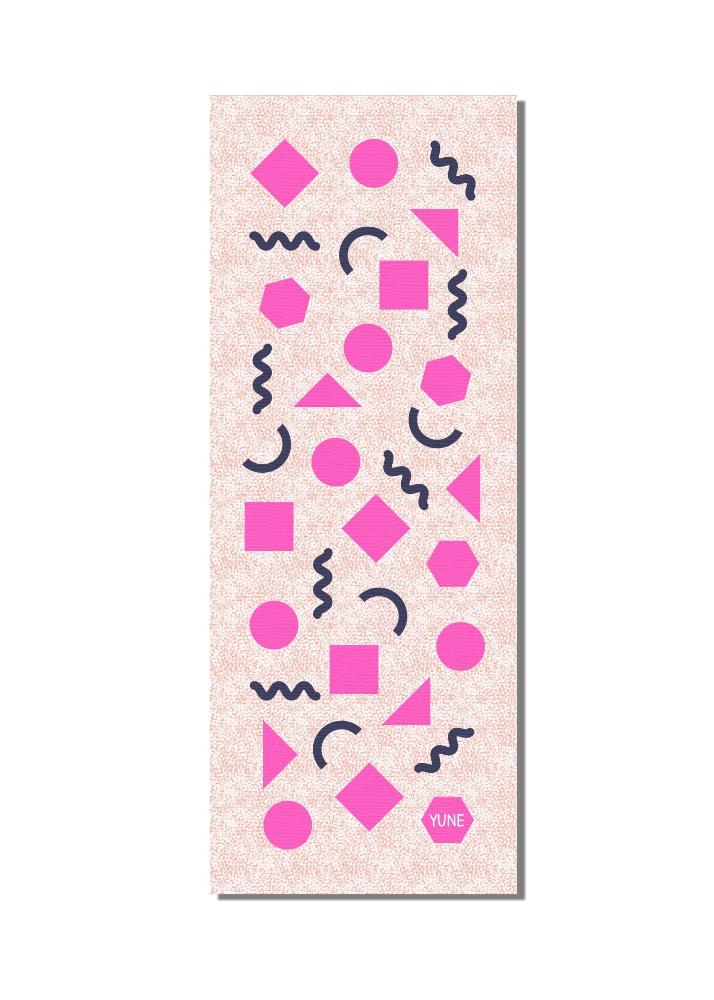 Yoga Mat | 6mm Thick | Pink | Non - Slip | Eco Friendly | Yune Yoga | Titania Yune Yoga