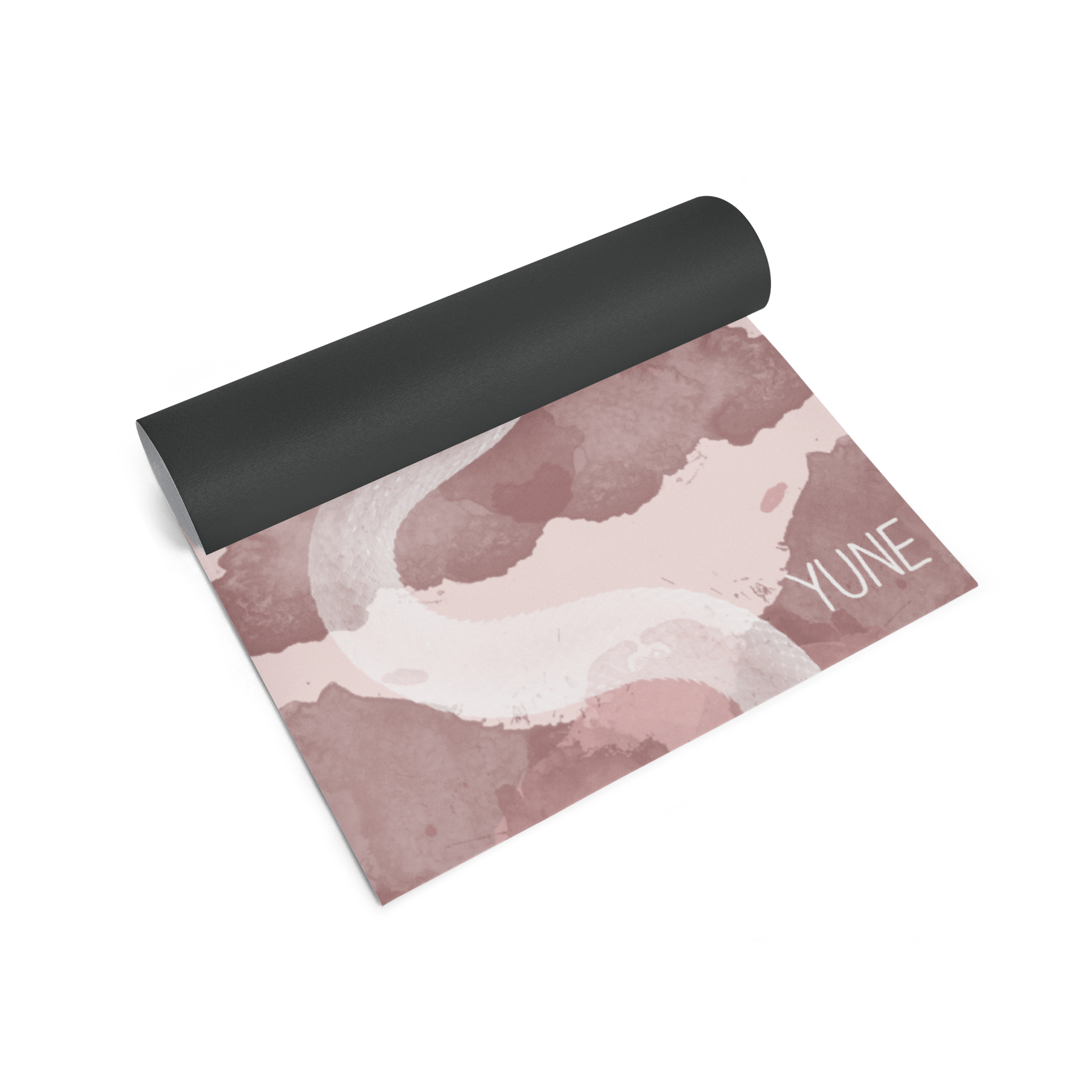 Yoga Mat | 6mm Thick | Pink Snake | Non - Slip | Eco Friendly | Yune Yoga | Alder Yune Yoga