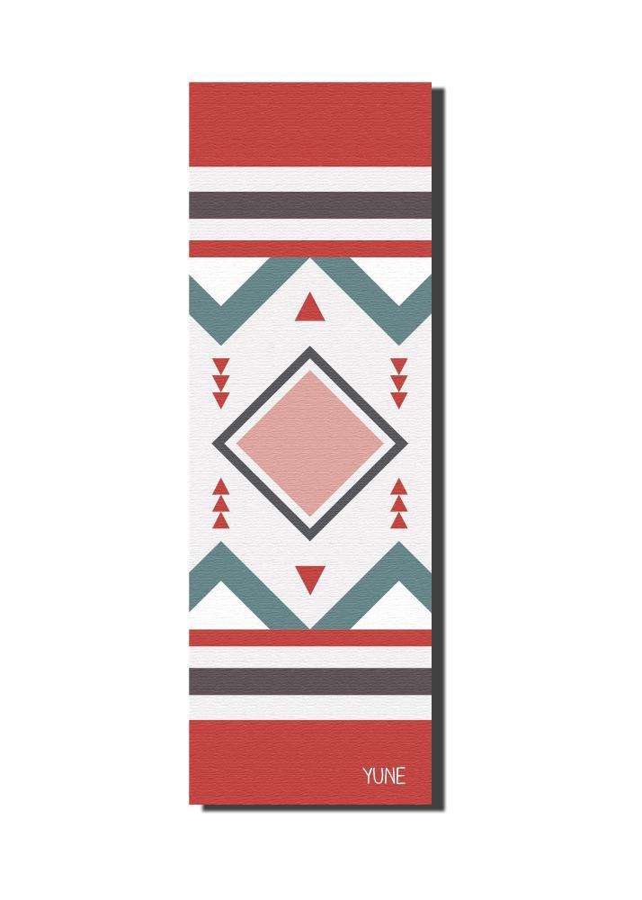 Yoga Mat | 6mm Thick | Red | Non - Slip | Eco Friendly | Yune Yoga | Aries Yune Yoga