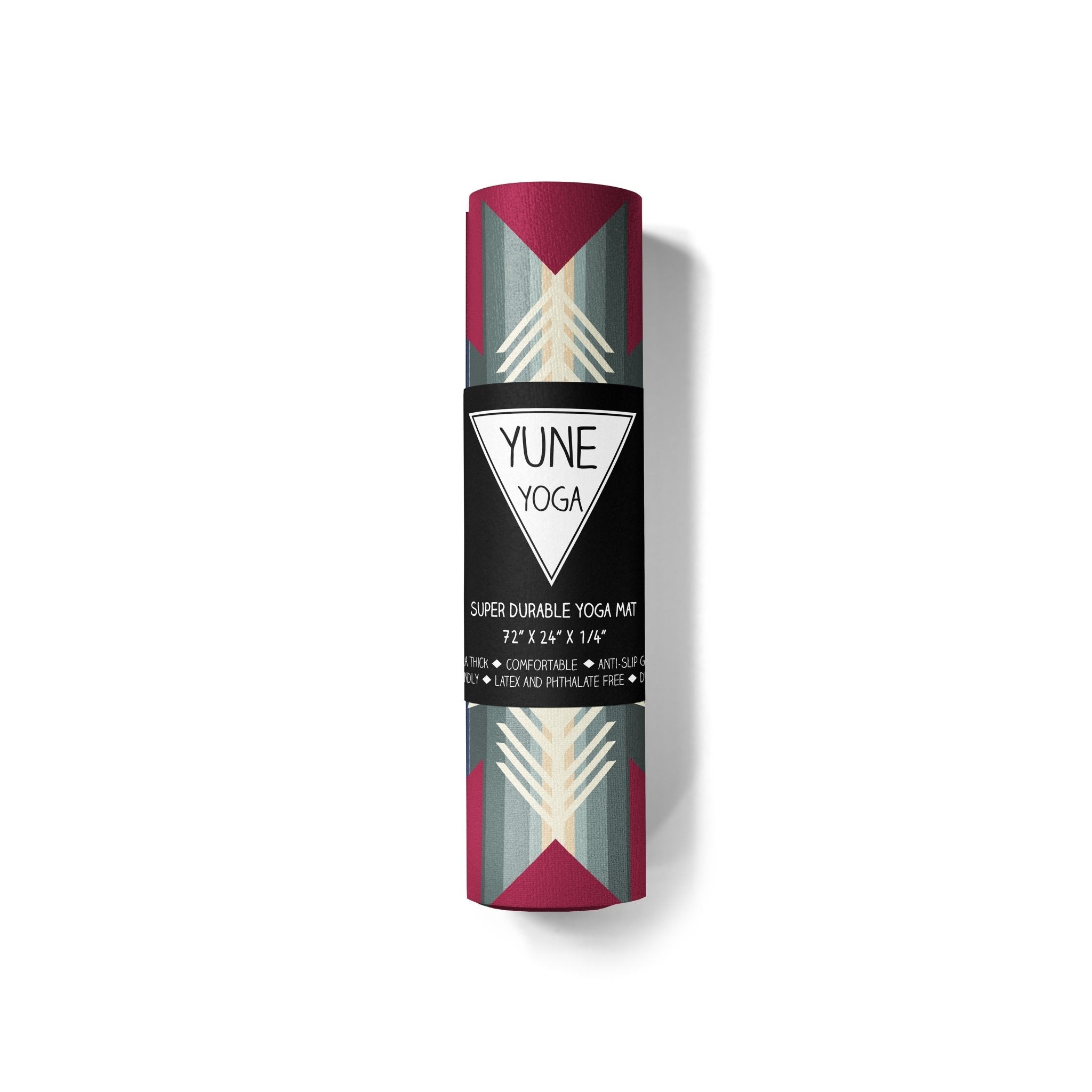 Yoga Mat | 6mm Thick | Red | Non - Slip | Eco Friendly | Yune Yoga | Buffalo Hills Lava Yune Yoga