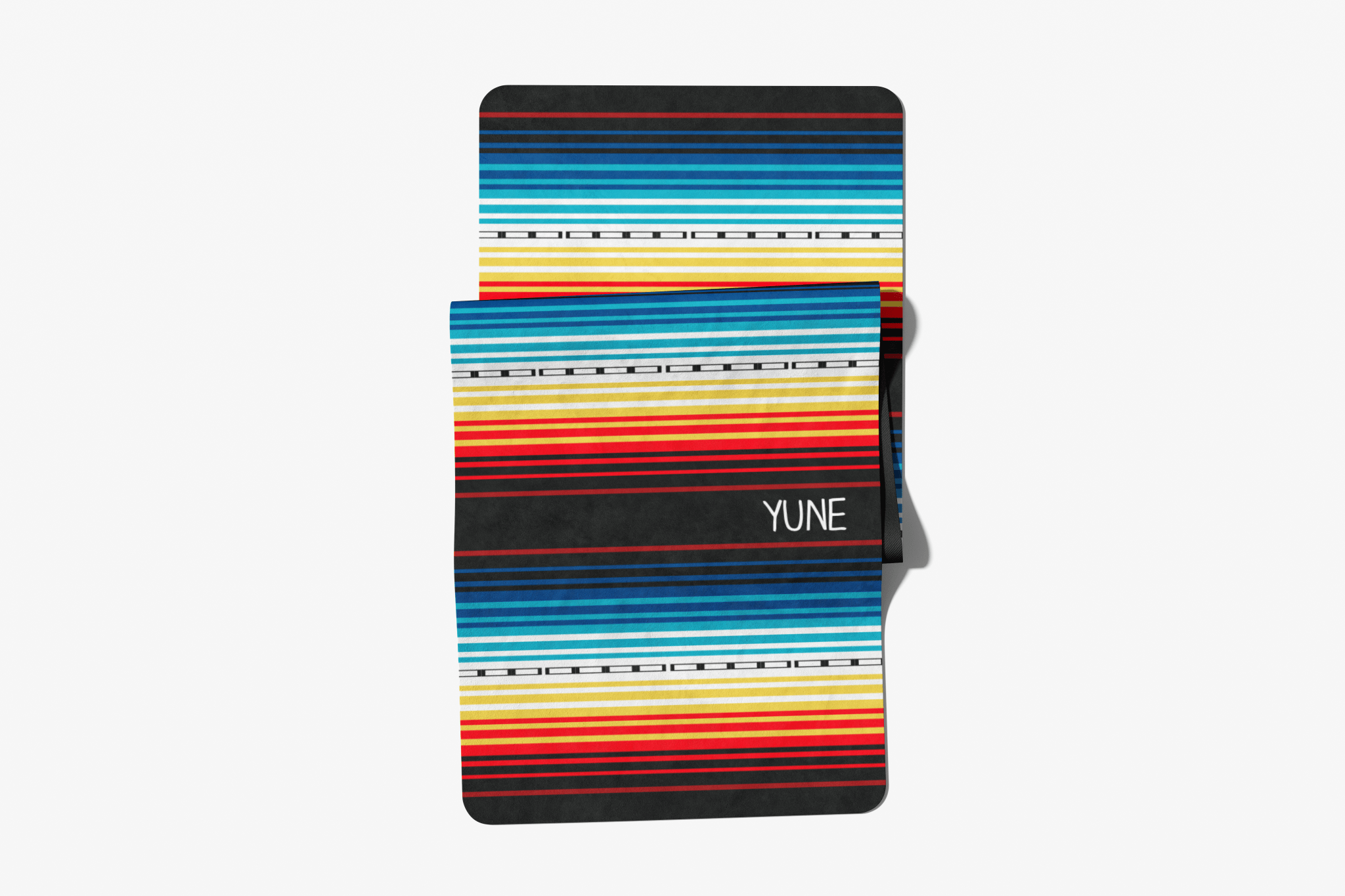 Yoga Mat | 6mm Thick | Striped | Non - Slip | Eco Friendly | Yune Yoga | Devo Yune Yoga