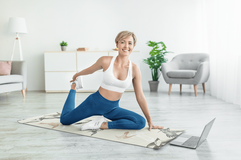 Yoga Mat | 6mm Thick | Tan | Non - Slip | Eco Friendly | Yune Yoga | Flint Yune Yoga
