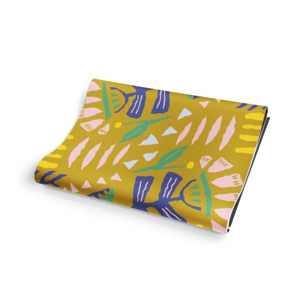 Yoga Mat | 6mm Thick | Tan | Non - Slip | Eco Friendly | Yune Yoga | Leah Duncan Hamsa Yune Yoga