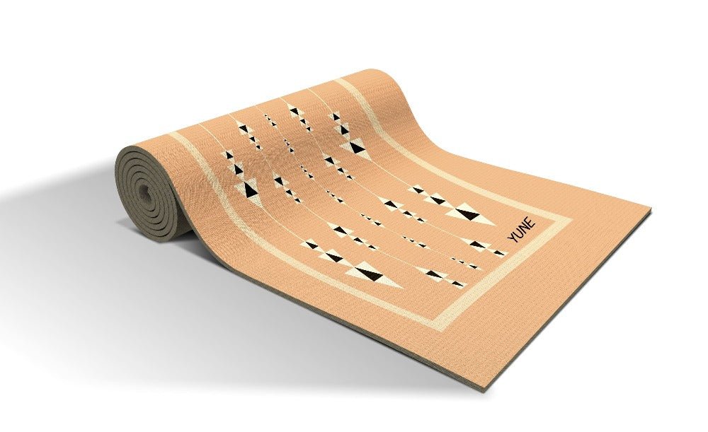 Yoga Mat | 6mm Thick | Tan | Non - Slip | Eco Friendly | Yune Yoga | Margot Yune Yoga