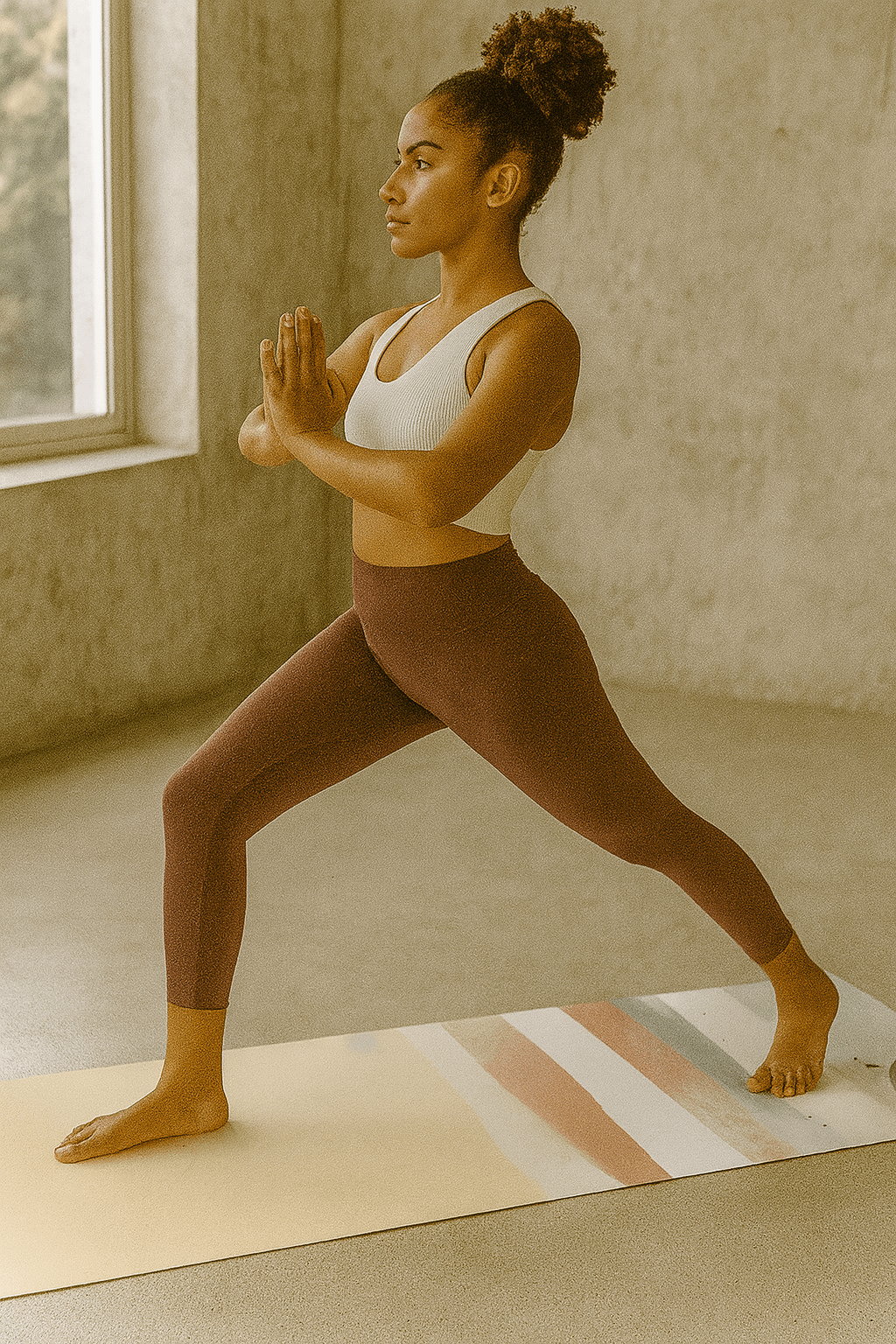 Yoga Mat | 6mm Thick | Tan | Non - Slip | Eco Friendly | Yune Yoga | Scorpio Yune Yoga