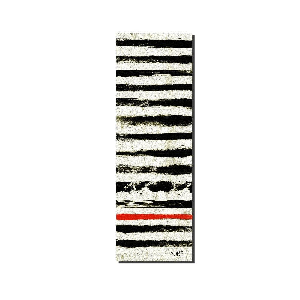 Yoga Mat | 6mm Thick | White Black | Non - Slip | Eco Friendly | Yune Yoga | Juniper Yune Yoga