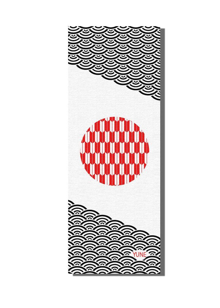 Yoga Mat | 6mm Thick | White Black | Non - Slip | Eco Friendly | Yune Yoga | Toru Yune Yoga