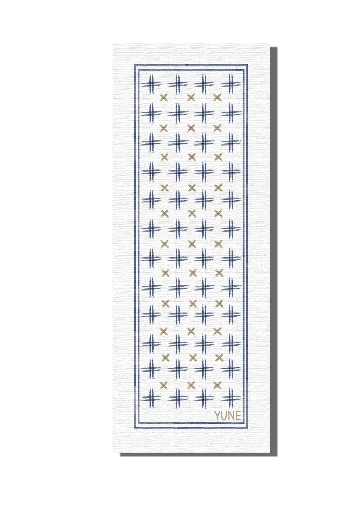 Yoga Mat | 6mm Thick | White | Non - Slip | Eco Friendly | Yune Yoga | Saeki Yune Yoga