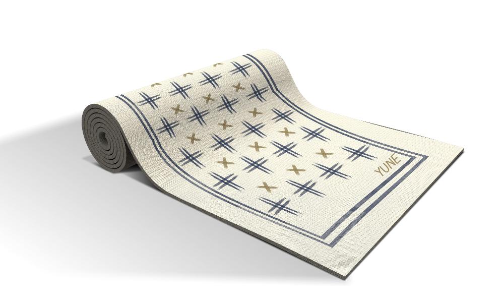 Yoga Mat | 6mm Thick | White | Non - Slip | Eco Friendly | Yune Yoga | Saeki Yune Yoga