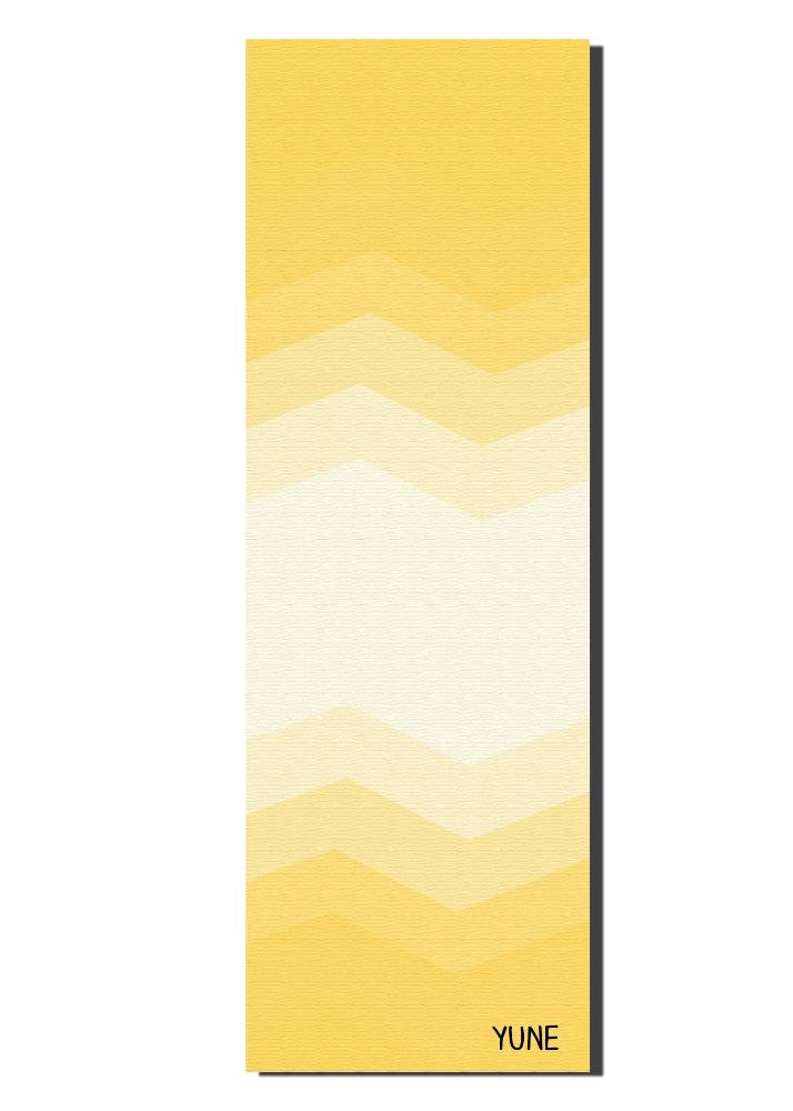Yoga Mat | 6mm Thick | Yellow | Non - Slip | Eco Friendly | Yune Yoga | Pumice Yune Yoga