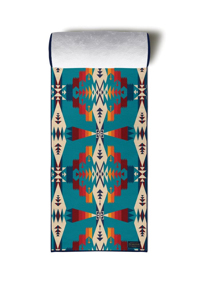 Yoga Towel | Lightweight | Turquoise | Silicon Non Slip Nubs | Microfiber | Yune Yoga | Tucson Turquoise Yune Yoga