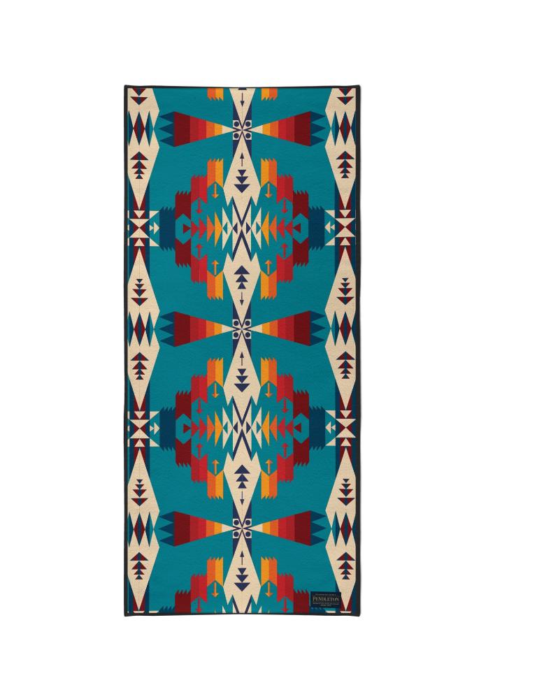 Yoga Towel | Lightweight | Turquoise | Silicon Non Slip Nubs | Microfiber | Yune Yoga | Tucson Turquoise Yune Yoga