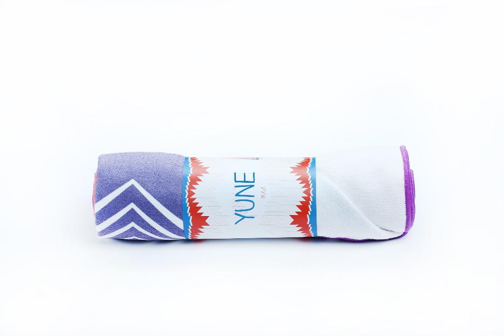 Yoga Towel | Non Slip Silicon Nubs | Absorbent Microfiber | Pink | Yune Yoga | The Cassady Yune Yoga