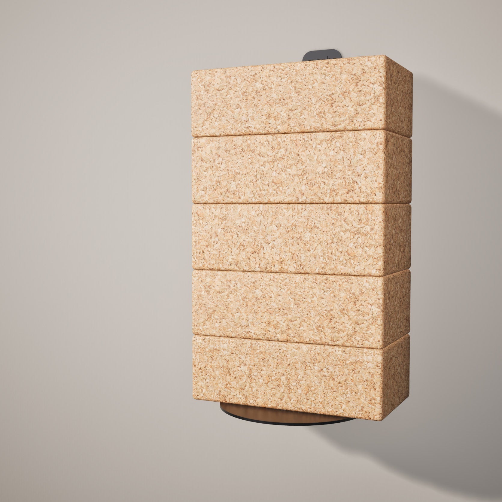 Yoke Yoga Block Wall Bracket | Black Mache