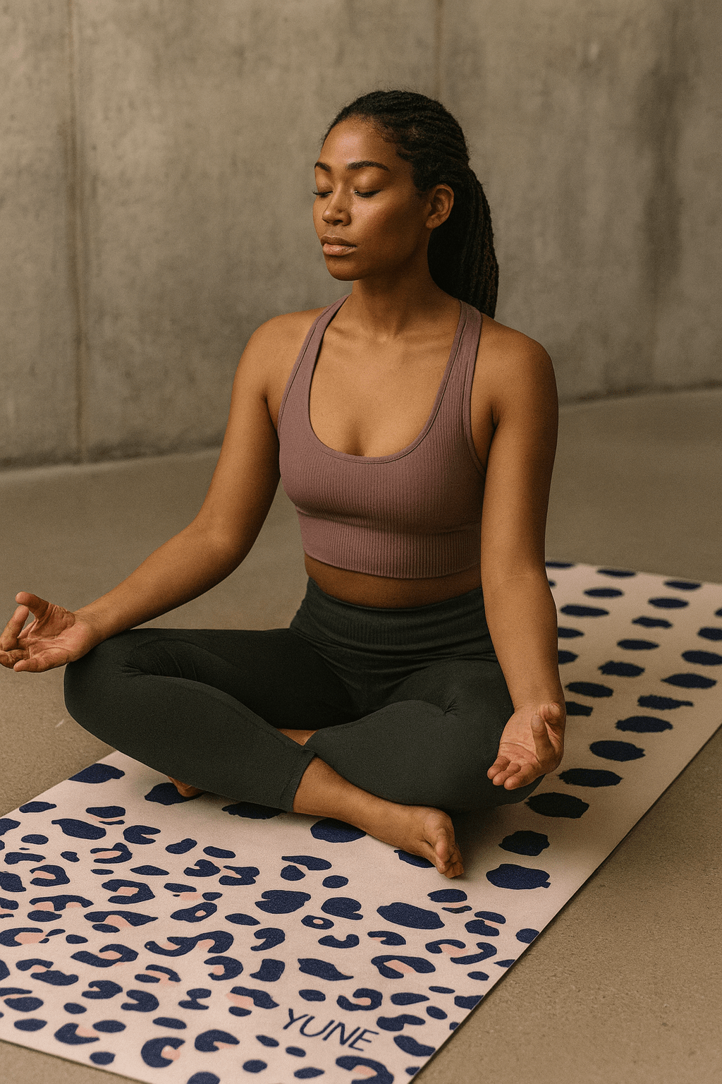 Yune Yoga BI83 Leopard 6mm Non - Slip Yoga Mat | Cushioned Grip, Easy - Clean Yune Yoga