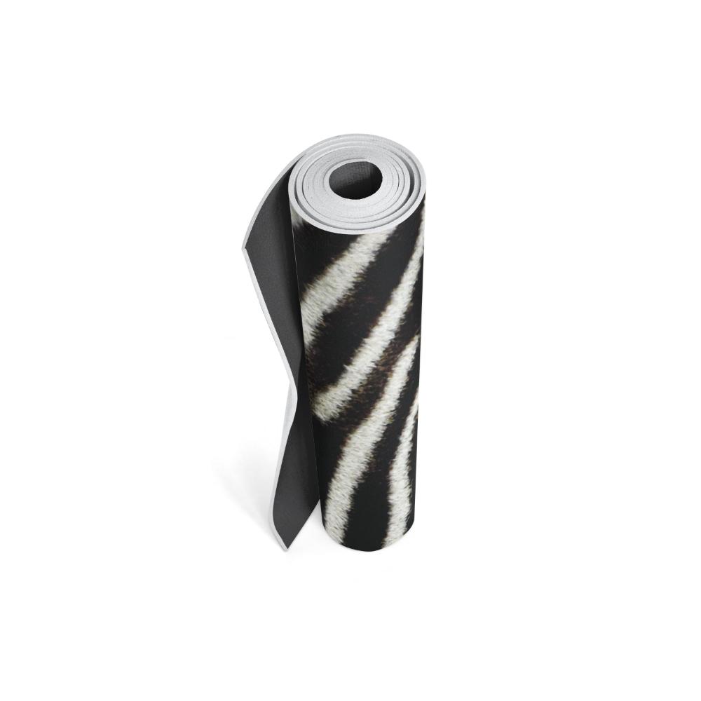 Zebra Stripe Eco-Friendly Yoga Mat – 6mm Cushioned, Non-Slip | Yune